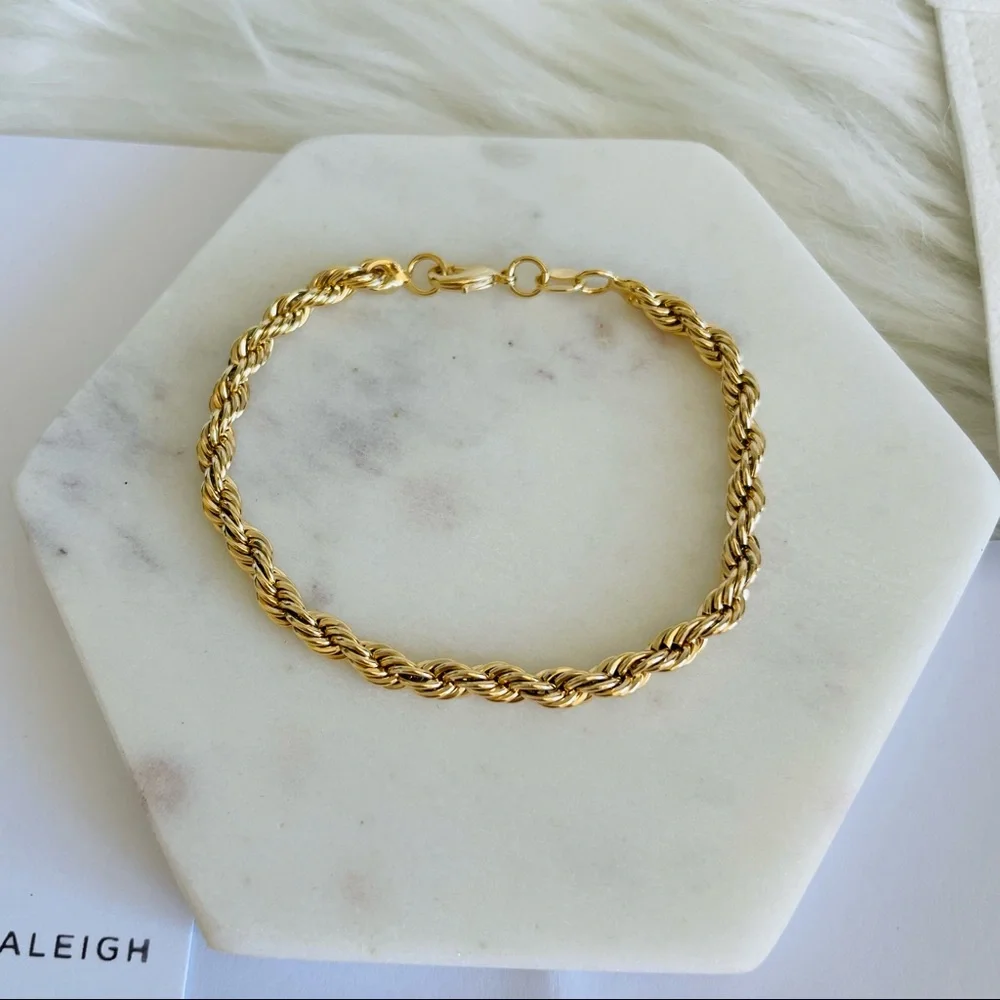 Alexa Leigh x Madewell Rope Chain Bracelet - Picture 4 of 4